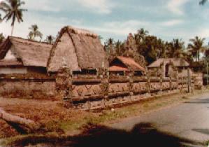 Typical local temple near Ubud on 15th July 1978