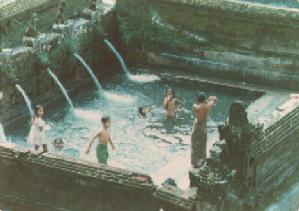 The women's pool at Pujung on 16th July 1978