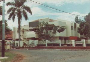 Rich man's house in Kebayoran Baru in December 1977