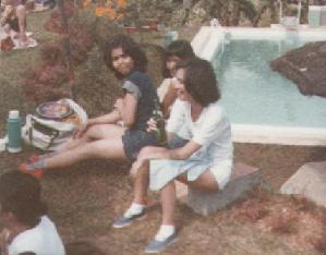 Dhanny, Tati and Enna at Ciawi on 15th July 1979