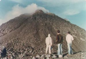 Fumes from Mount Merapi on 21st May 1978