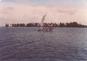 Fishing boat near on the Obelix on 30th July 1978