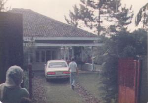 Our bungalow at Puncak on 25th February 1978