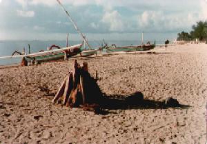 Sanur beach on 16th July 1978