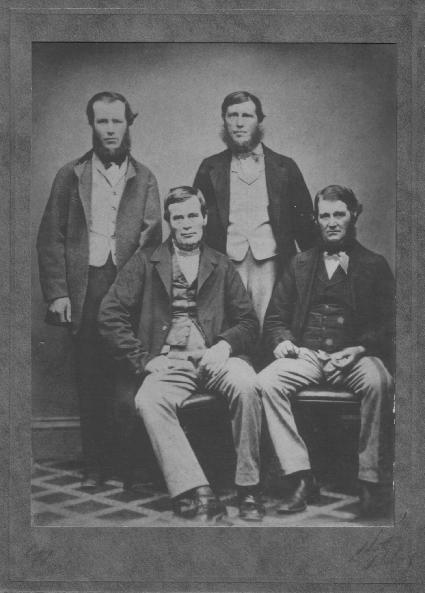 Abner and William (top); Thomas and John (seated) (assumed)